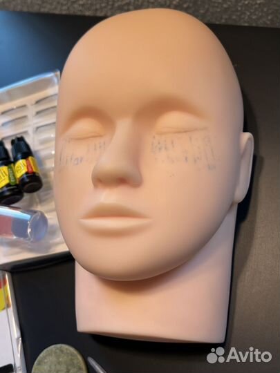 Набор для наращивания ресниц бу