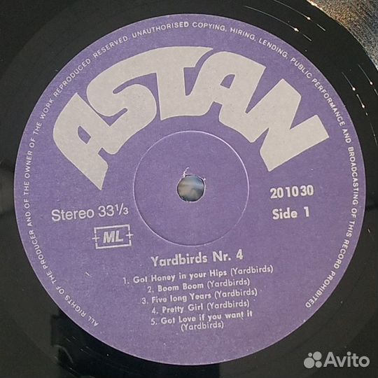 The Yardbirds - No. 4 (1982) LP