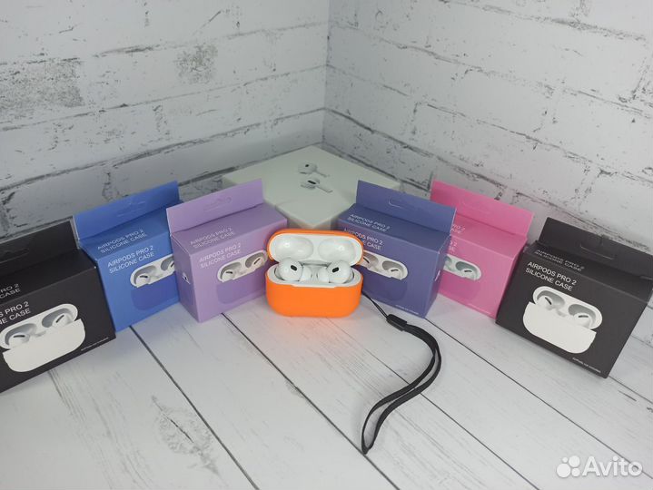 Наушники AirPods Pro 2 поколение + Чехол