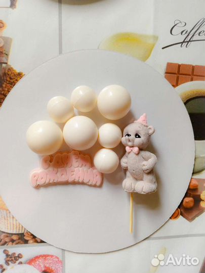 Фигурки из глазури, декор для торта