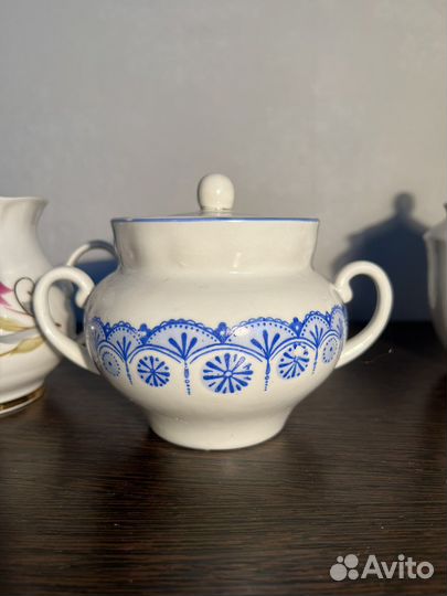 Сахарница фарфор СССР
