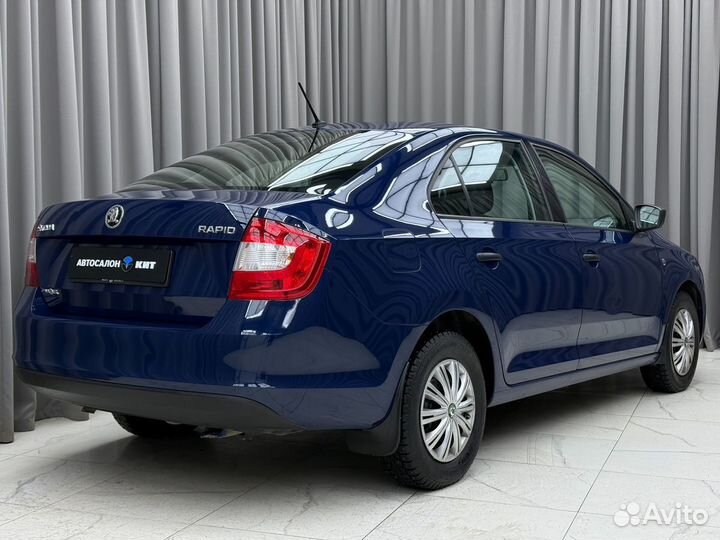 Skoda Rapid 1.6 МТ, 2015, 163 746 км