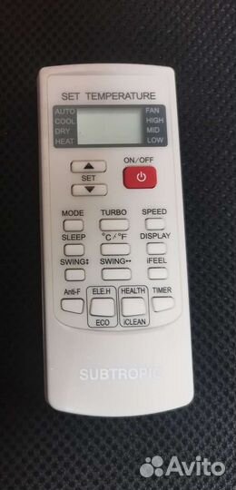 Пульт для кондиционера subtropic
