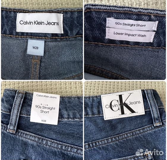 Джинсовые шорты Calvin Klein Jeans новые L