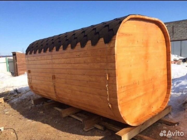 Бани-бочки квадро в наличии