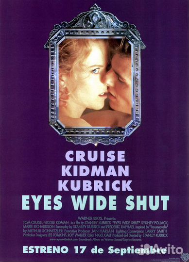 Киноплакат Eyes Wide Shut Кубрик