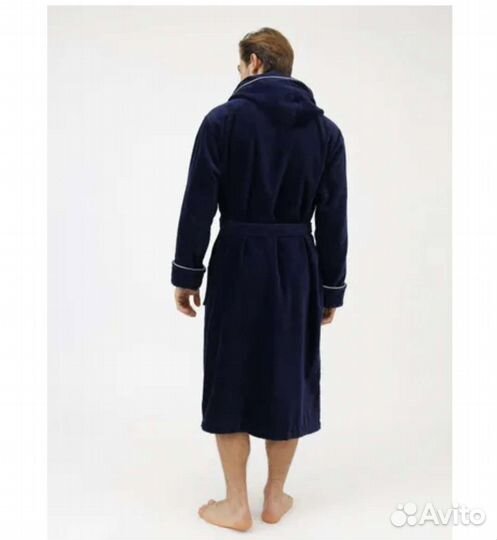 Мужской махровый халат с капюшоном Luisa Moretti