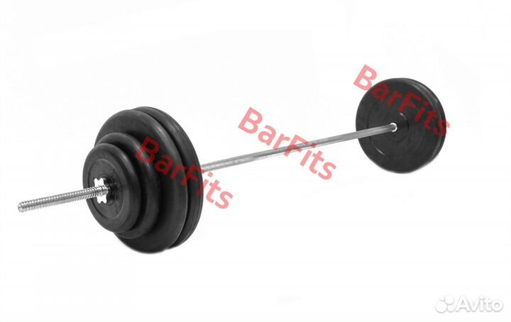 Штанга обрезиненная Антат 110кг