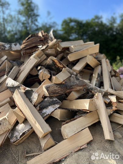 Дрова березовые колотые