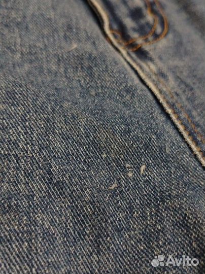 Прямые широкие джинсы 46-48