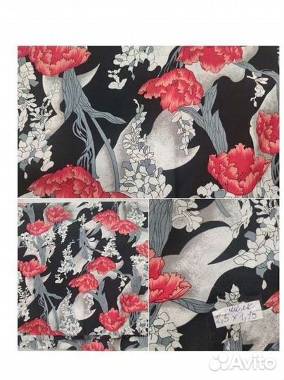 Натуральный шёлк, вискоза отрезы