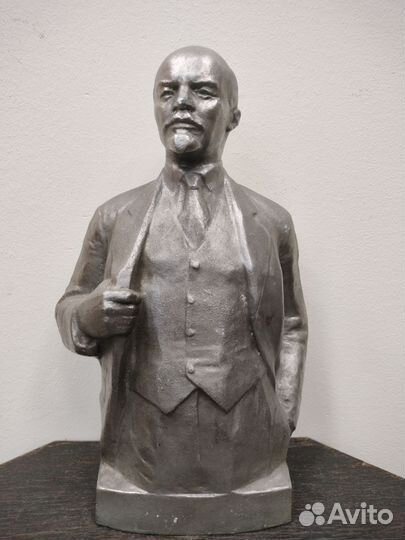 Бюст Ленина силумин