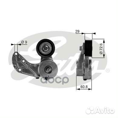 Ролик обводной приводного ремня T38317 Gates