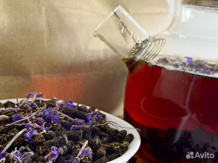 Иван-чай с цветами 500г лето 2O23-го, русский чай