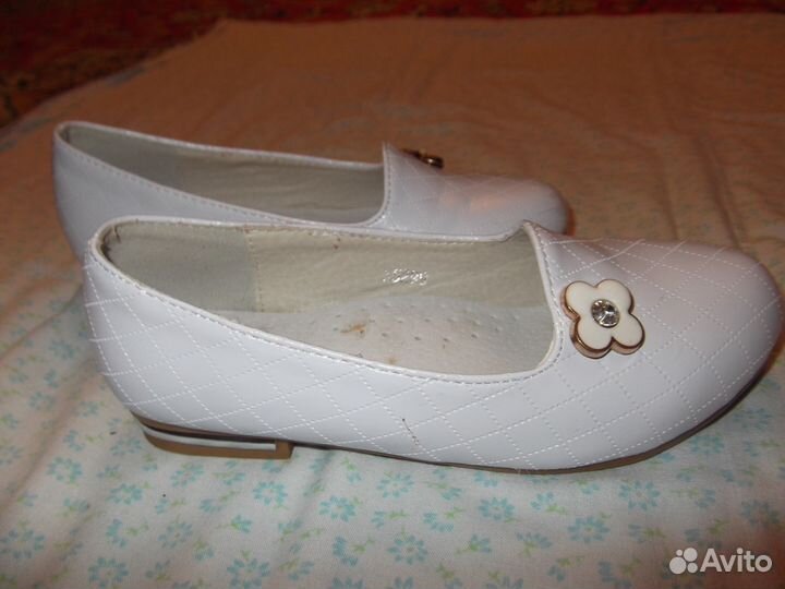 Белые туфли для девочки 31 размера