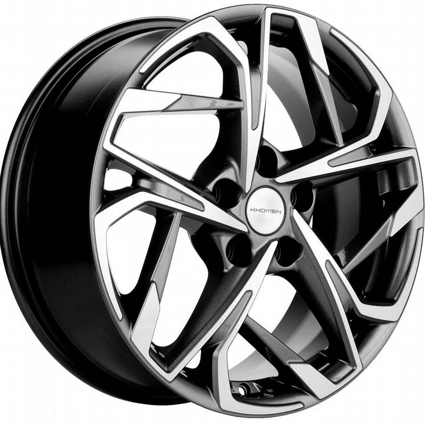 Диски Khomen KHW1716 7x17 5x110 ET46 D63.3 Gray-FP