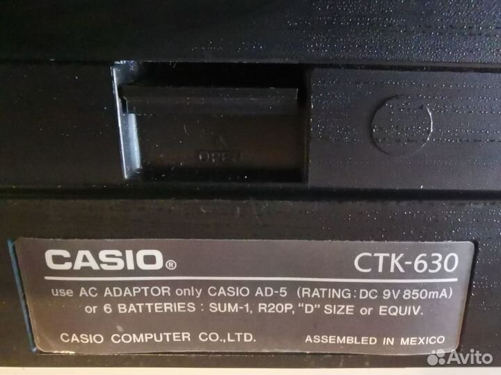 Интерактивный синтезатор Casio CTK-630