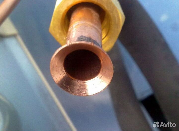 Изготовление медной трубы, вальцовка кондиционер