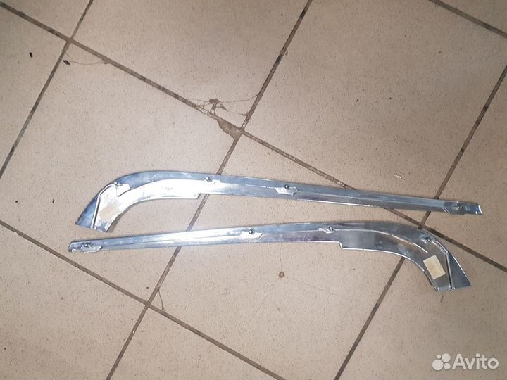 Накладка переднего бампера audi 100 44 (хром