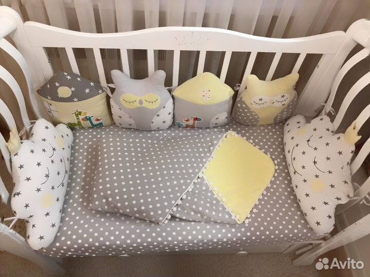 Бортики в кроватку