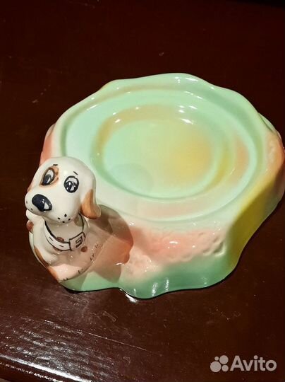 Пепельница собака СССР