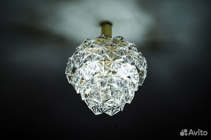 Винтажная люстра Искра 50 хрусталей