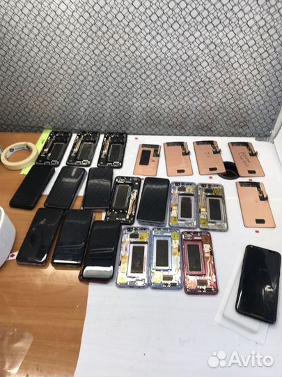 Замена стёкол на Samsung S8.S9.S10 S20.S21.S22