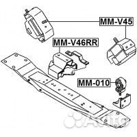 Подушка двигателя задняя mitsubishi pajero II V14W