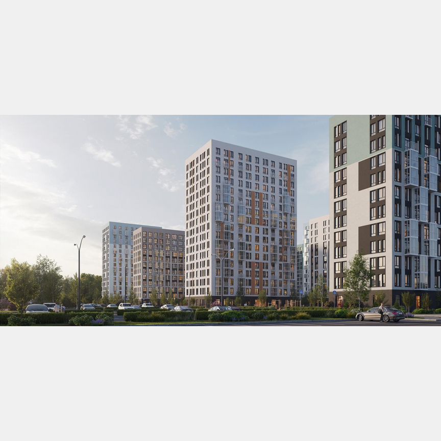 2-к. квартира, 51,9 м², 11/18 эт.