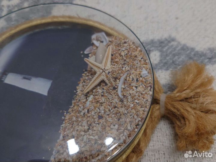 Сувенир с ракушками и песком с моря