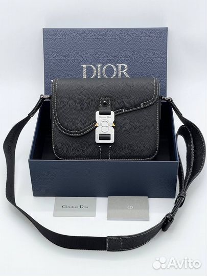 Сумка седло Christian Dior CD натуральная кожа