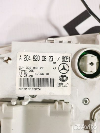 Плафон подсветки салона Mercedes C180 M271 156 Л.С