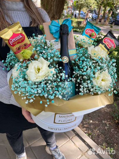 Сладкие букеты/съедобные/фруктовые корзины/мужские