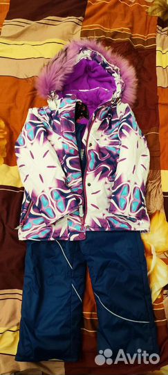 Зимний костюм для девочки 98