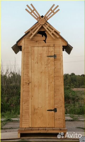 Дачный туалет с установкой SKU003