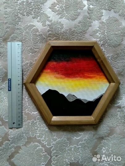 Картина: Закат в горах