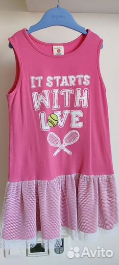 Платье для девочки Button blue р.128