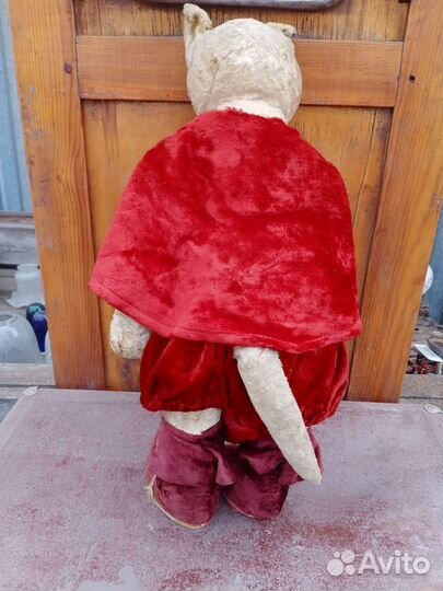 Кот в сапогах игрушка СССР (опилки)