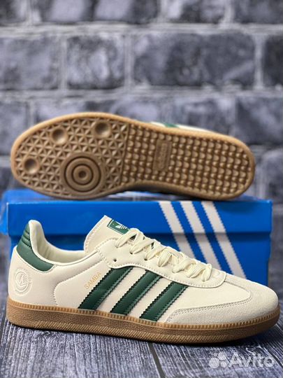 Кроссовки Adidas samba (белые)