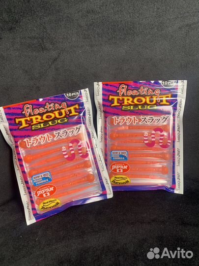 2 шт «Съедобная» мягкая плавающая приманка
