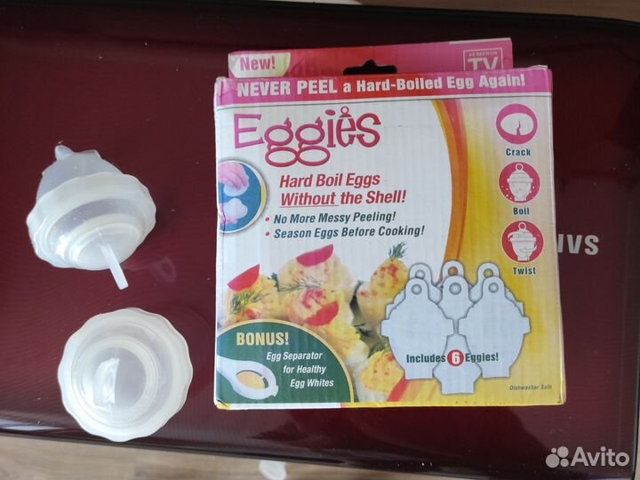 Формы для варки яиц без скорлупы Eggies Эггиз