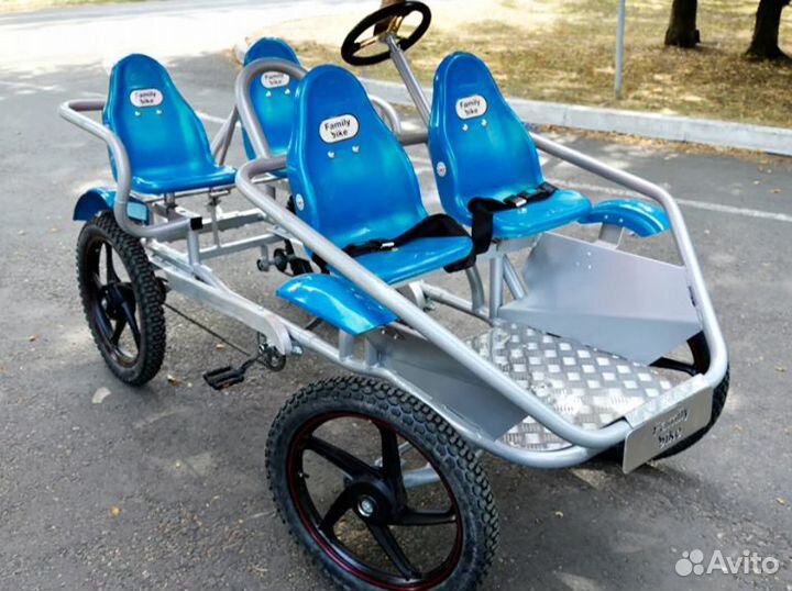 Веломобиль 4-х местный Familybike SV4