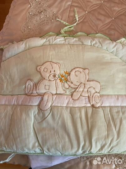 Комплект в кроватку.золотой гусь