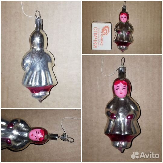 Елочные игрушки старинные