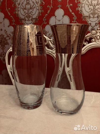 Versace вазы для цветов алмазная гравировка