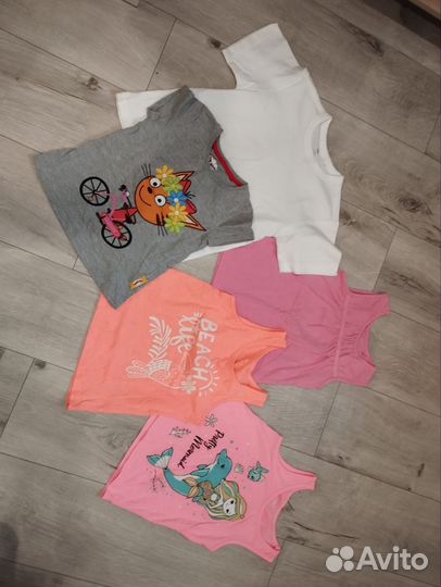 Вещи пакетом на девочку 110- 122