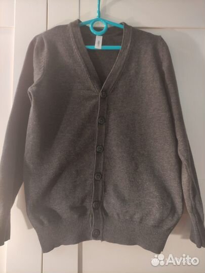 Кардиган для мальчика р 140
