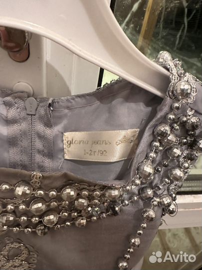 Нарядное платье для девочки 92