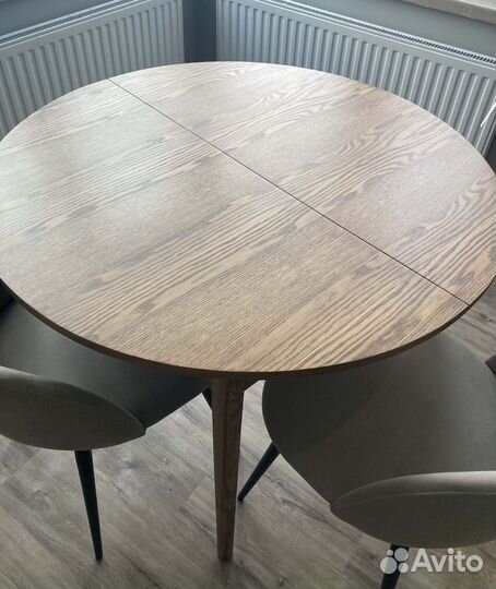 Стол кухонный круглый раздвижной новый