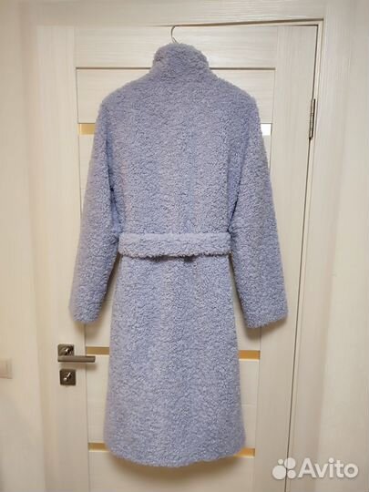 Шуба с шерстью альпаки и верблюда 46